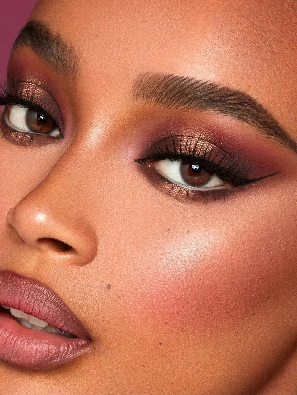 Natasha Denona Cupid Eyeshadow Palette — Rose, Mauve & Pink Metallic Shimmer